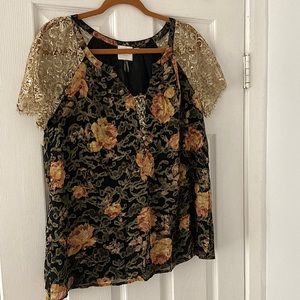 HD blouse from Anthropologie.
